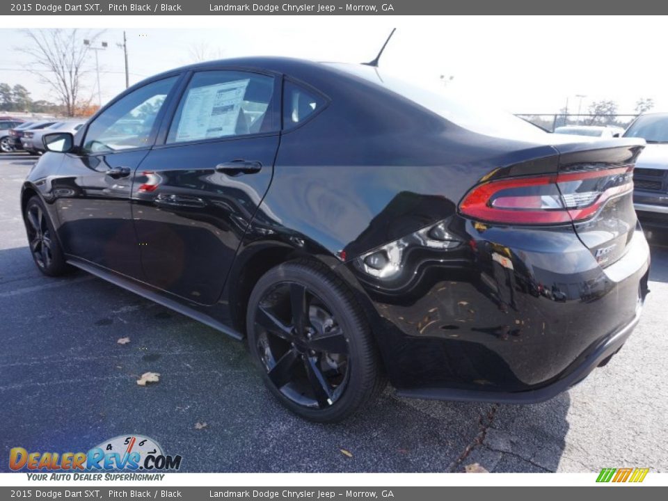 2015 Dodge Dart SXT Pitch Black / Black Photo #2