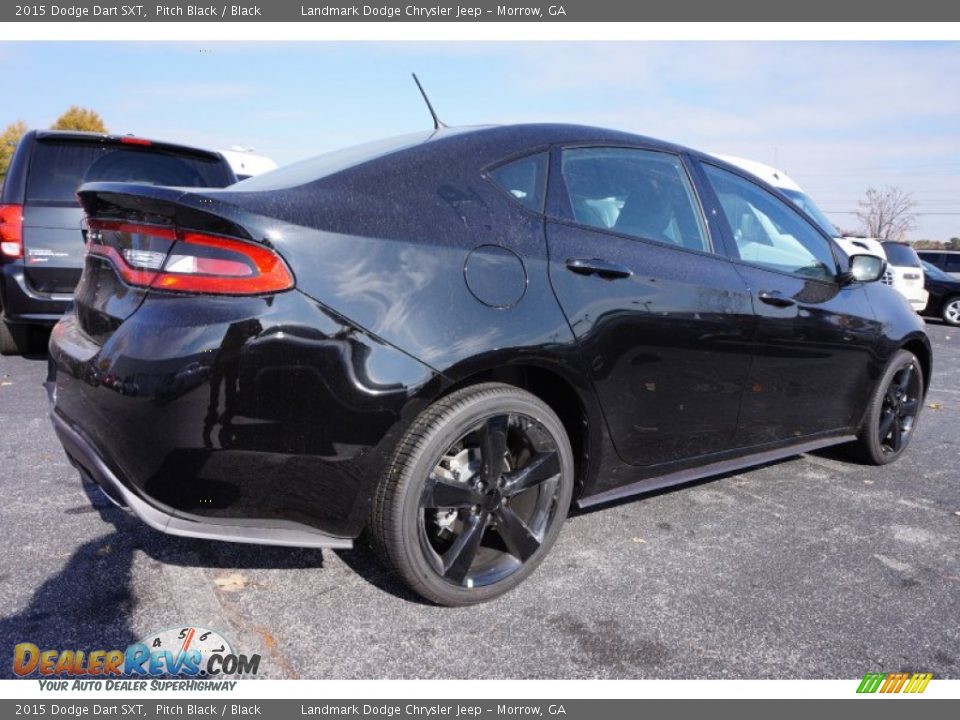 2015 Dodge Dart SXT Pitch Black / Black Photo #3