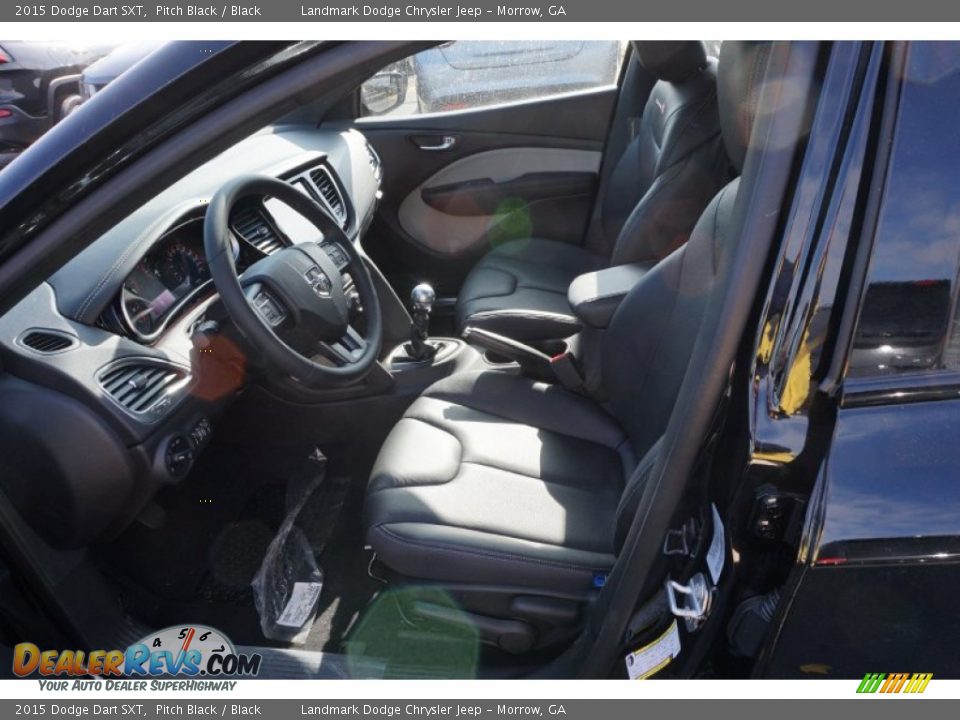 2015 Dodge Dart SXT Pitch Black / Black Photo #6