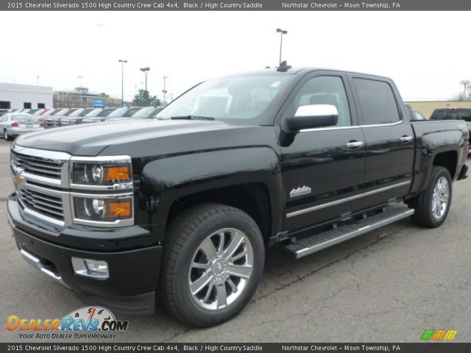 Front 3/4 View of 2015 Chevrolet Silverado 1500 High Country Crew Cab 4x4 Photo #1