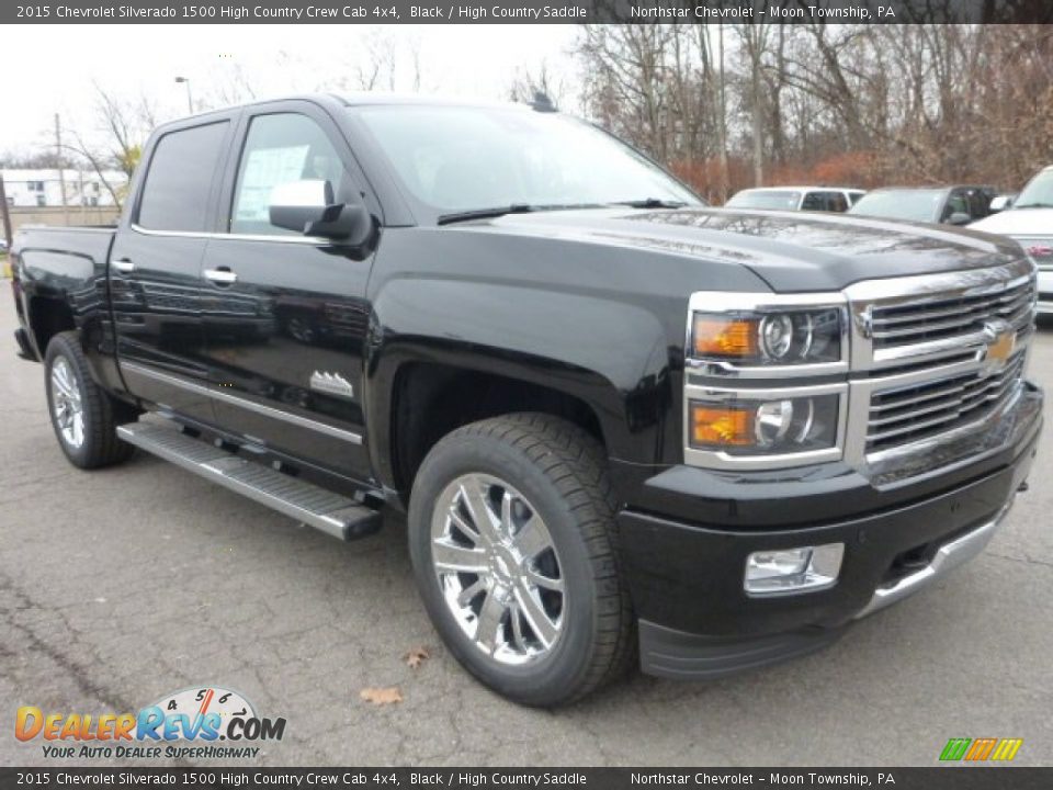 Front 3/4 View of 2015 Chevrolet Silverado 1500 High Country Crew Cab 4x4 Photo #7