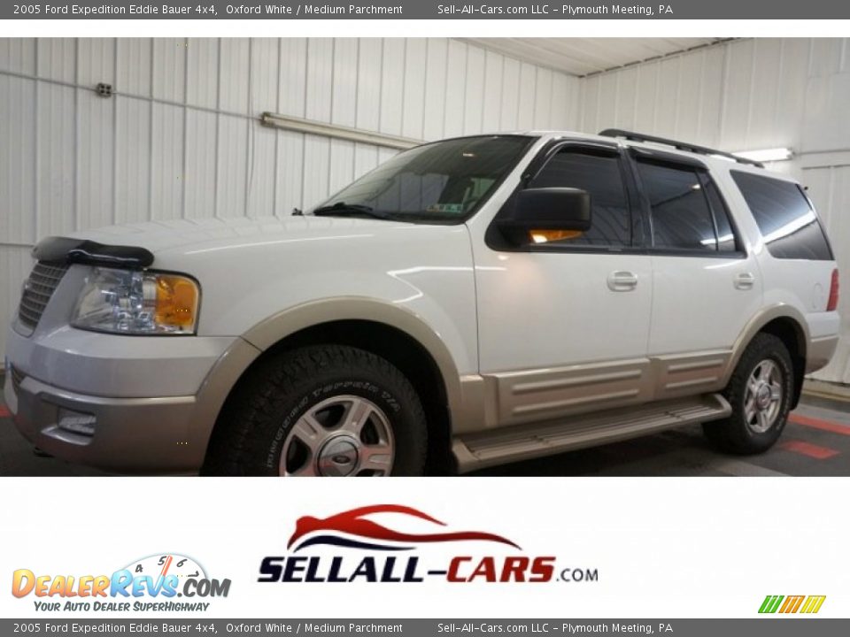 2005 Ford Expedition Eddie Bauer 4x4 Oxford White / Medium Parchment Photo #1
