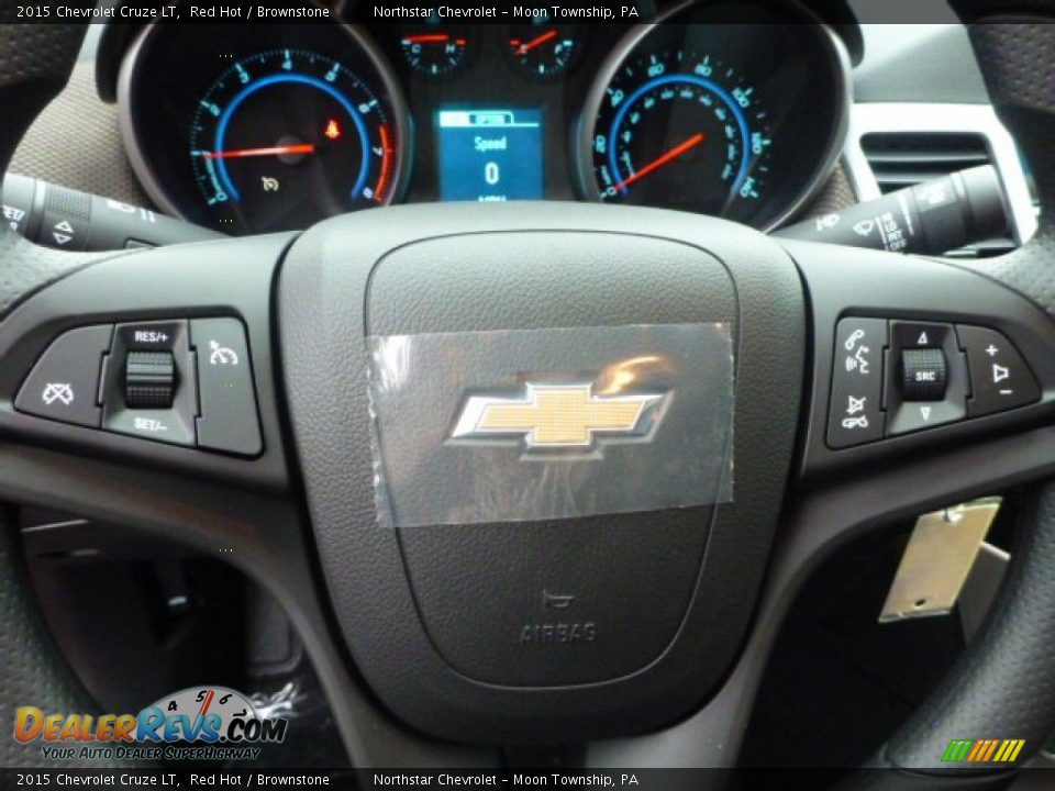 2015 Chevrolet Cruze LT Red Hot / Brownstone Photo #15