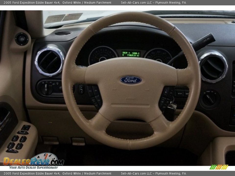 2005 Ford Expedition Eddie Bauer 4x4 Oxford White / Medium Parchment Photo #24
