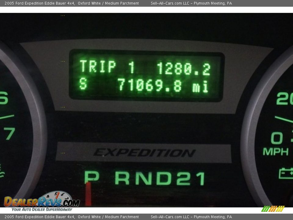 2005 Ford Expedition Eddie Bauer 4x4 Oxford White / Medium Parchment Photo #29