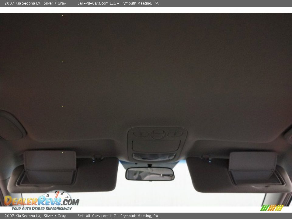 2007 Kia Sedona LX Silver / Gray Photo #19