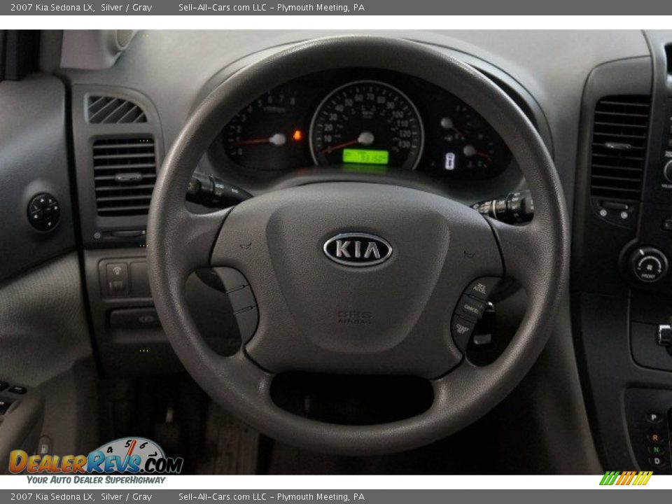 2007 Kia Sedona LX Silver / Gray Photo #21