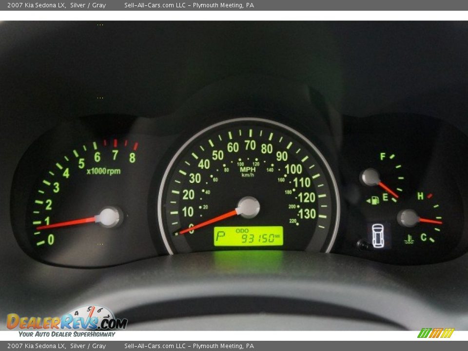 2007 Kia Sedona LX Silver / Gray Photo #25