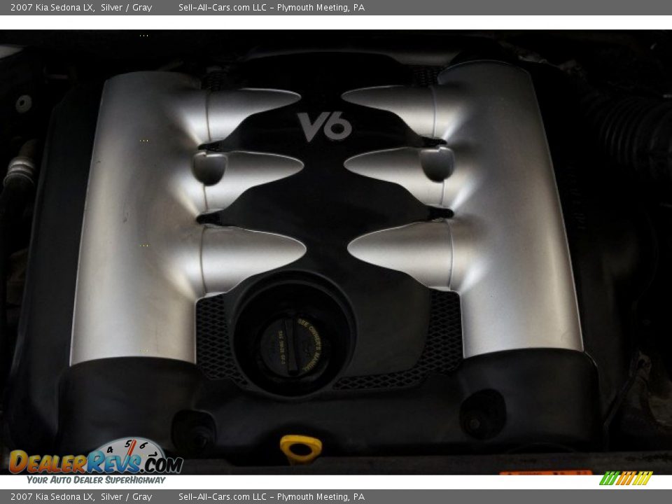 2007 Kia Sedona LX Silver / Gray Photo #31