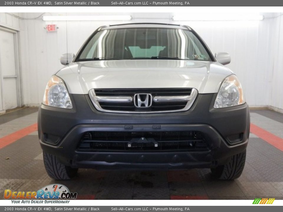 2003 Honda CR-V EX 4WD Satin Silver Metallic / Black Photo #4