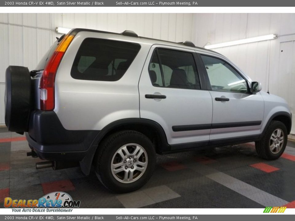 2003 Honda CR-V EX 4WD Satin Silver Metallic / Black Photo #7