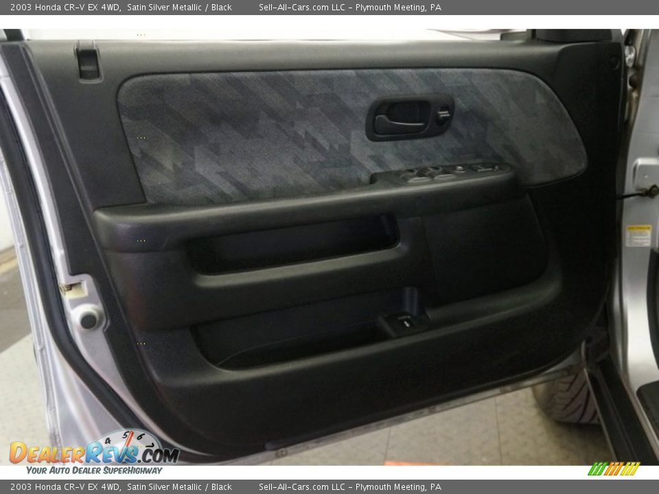2003 Honda CR-V EX 4WD Satin Silver Metallic / Black Photo #12