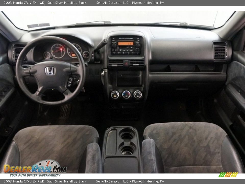 2003 Honda CR-V EX 4WD Satin Silver Metallic / Black Photo #20