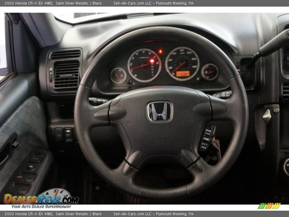 2003 Honda CR-V EX 4WD Satin Silver Metallic / Black Photo #21