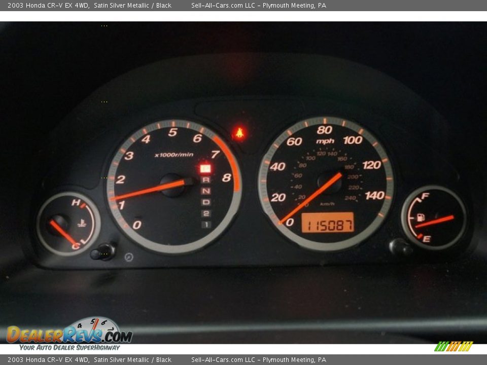 2003 Honda CR-V EX 4WD Satin Silver Metallic / Black Photo #25