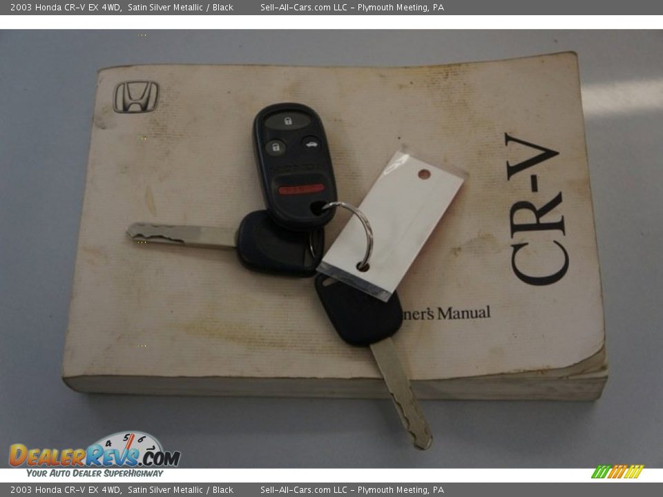 2003 Honda CR-V EX 4WD Satin Silver Metallic / Black Photo #30