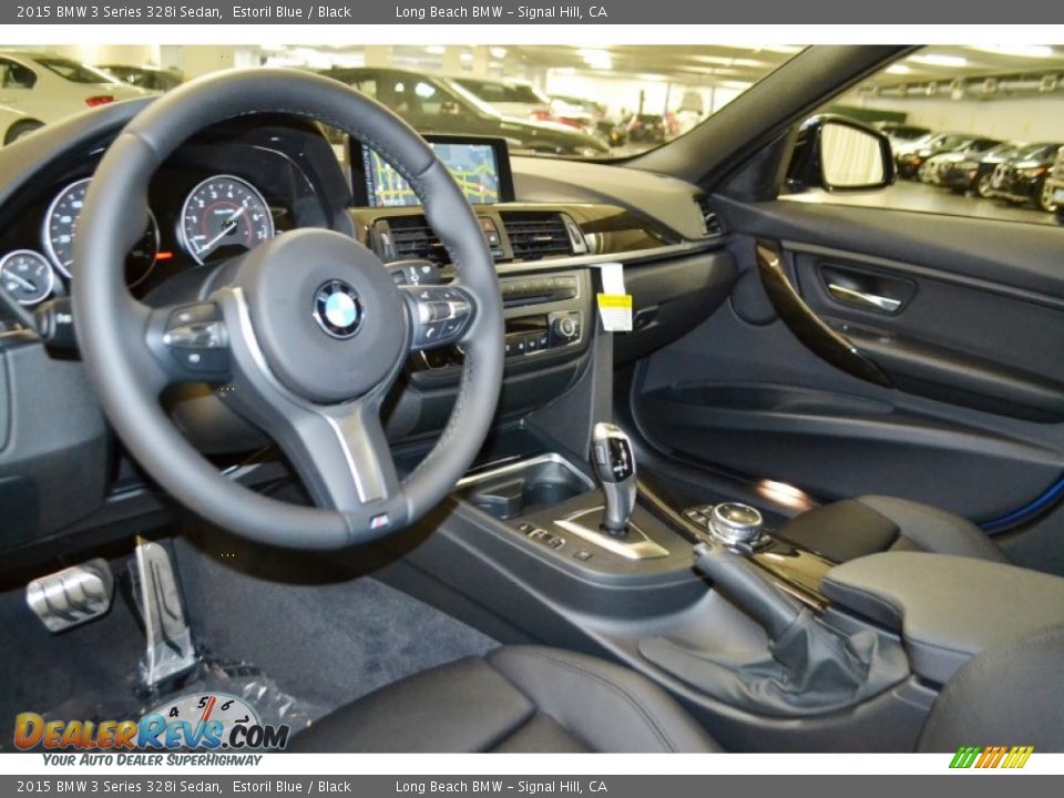 2015 BMW 3 Series 328i Sedan Estoril Blue / Black Photo #6