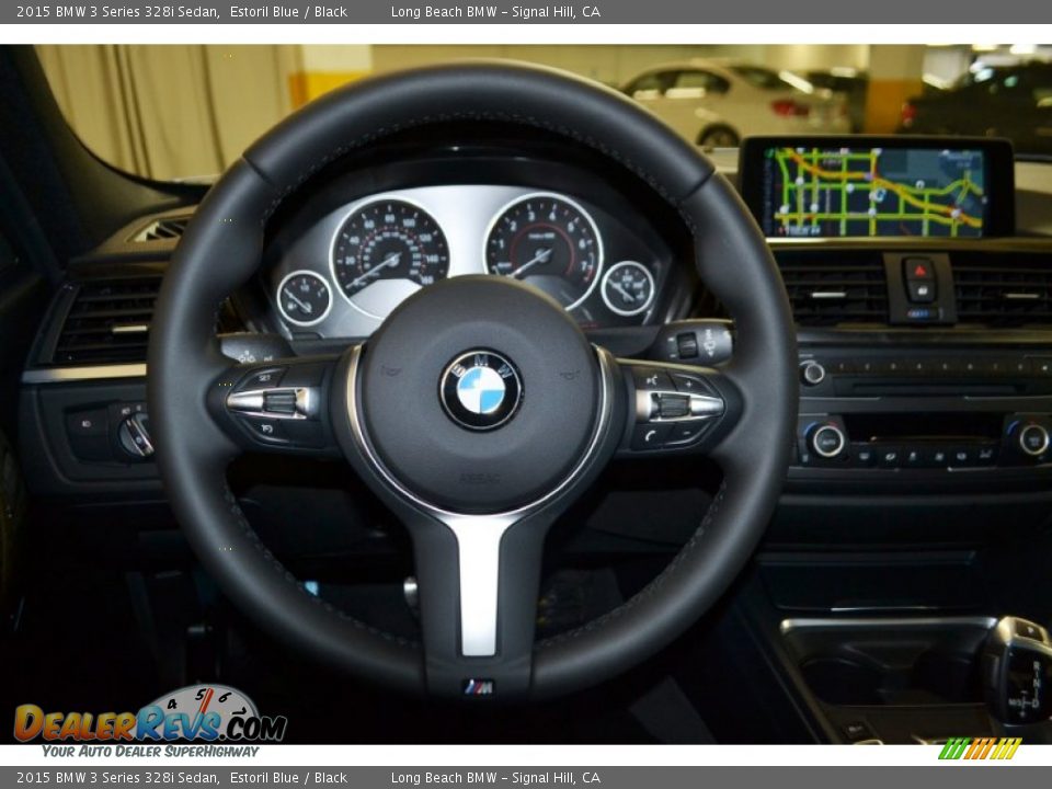 2015 BMW 3 Series 328i Sedan Steering Wheel Photo #9