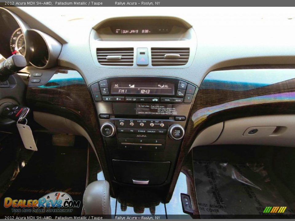 2012 Acura MDX SH-AWD Palladium Metallic / Taupe Photo #13