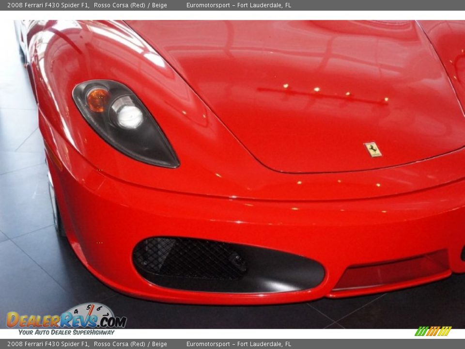 2008 Ferrari F430 Spider F1 Rosso Corsa (Red) / Beige Photo #2