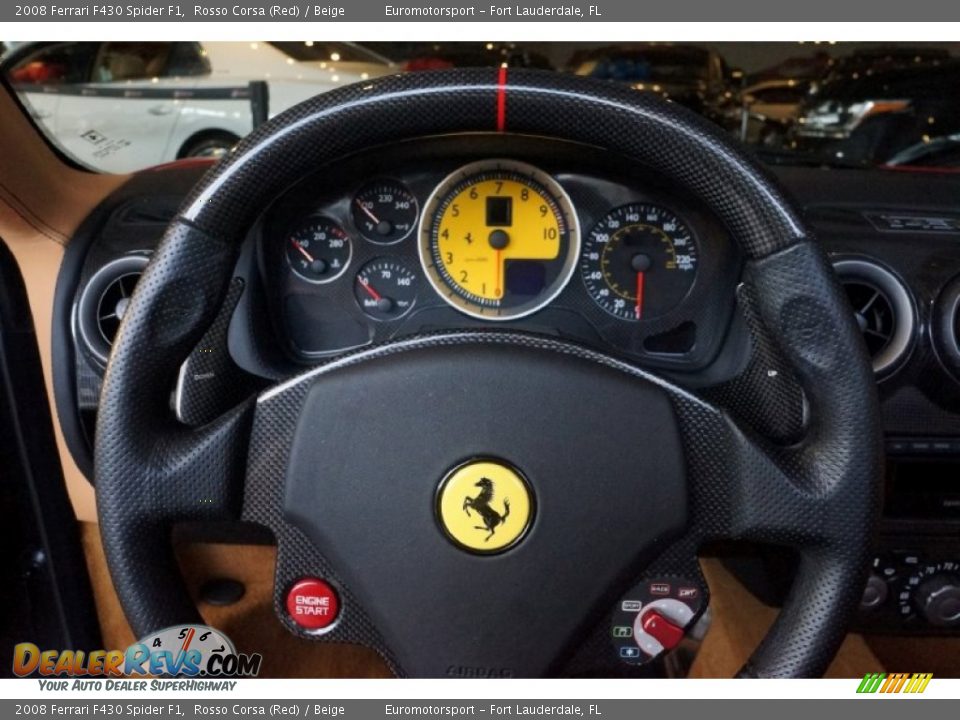 2008 Ferrari F430 Spider F1 Steering Wheel Photo #21