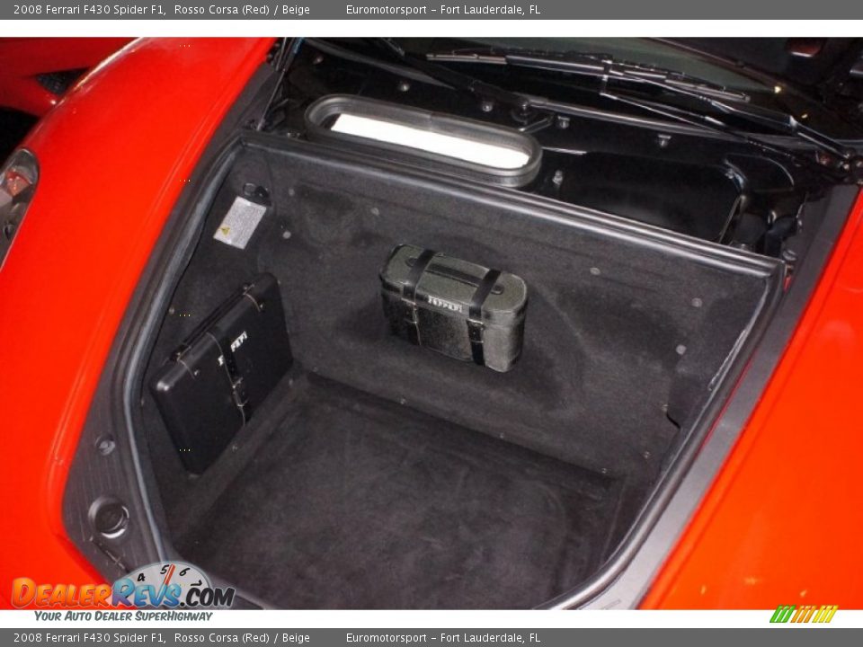 2008 Ferrari F430 Spider F1 Trunk Photo #31