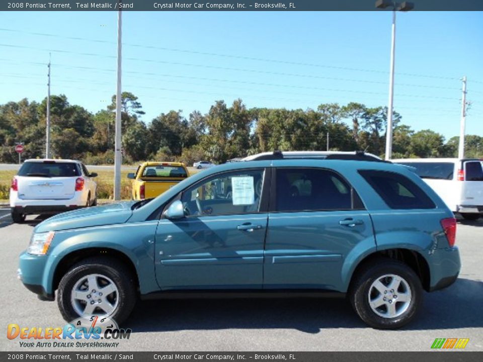 2008 Pontiac Torrent Teal Metallic / Sand Photo #2
