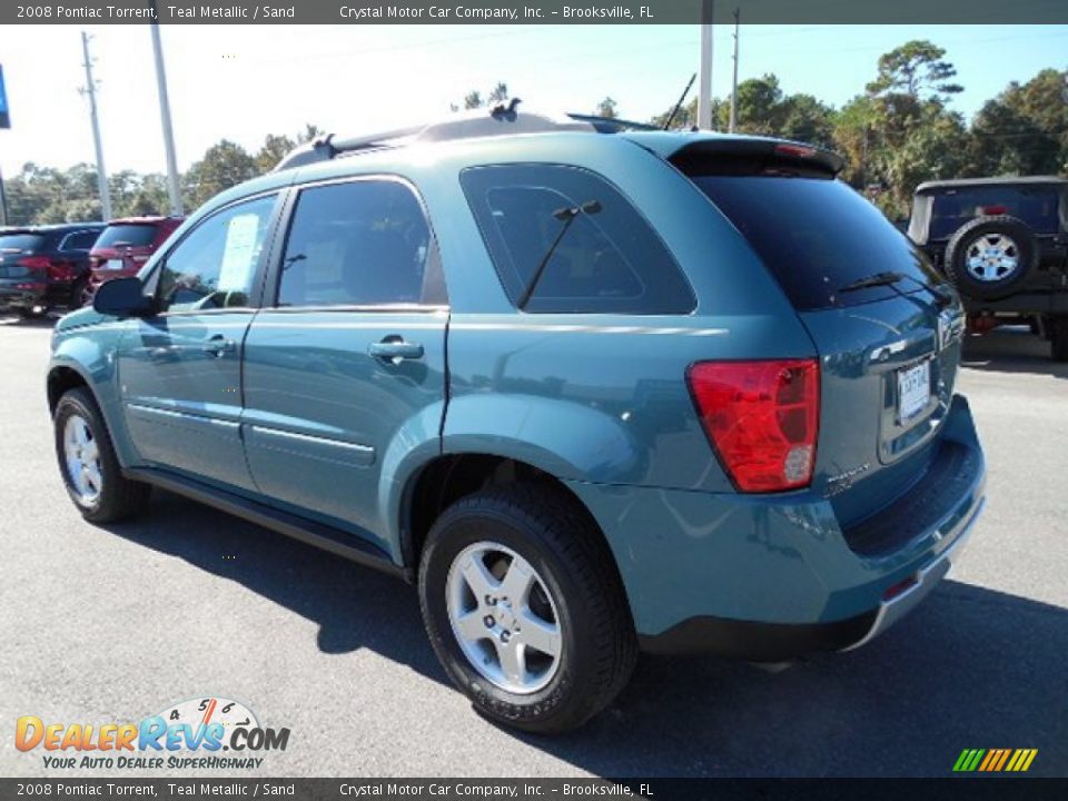 2008 Pontiac Torrent Teal Metallic / Sand Photo #3