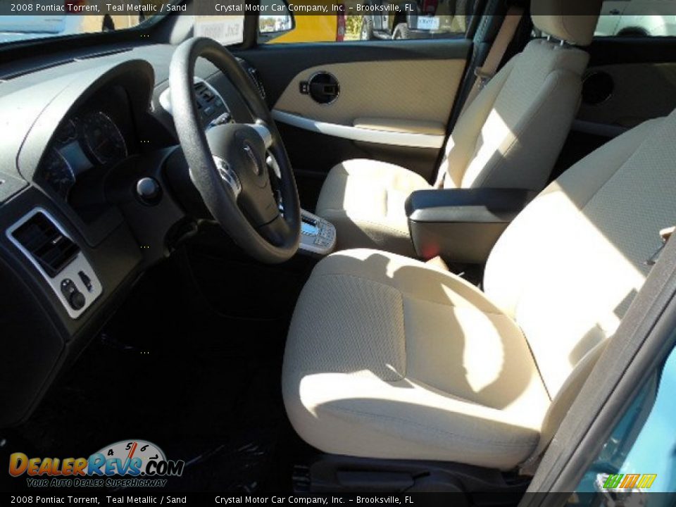 2008 Pontiac Torrent Teal Metallic / Sand Photo #4
