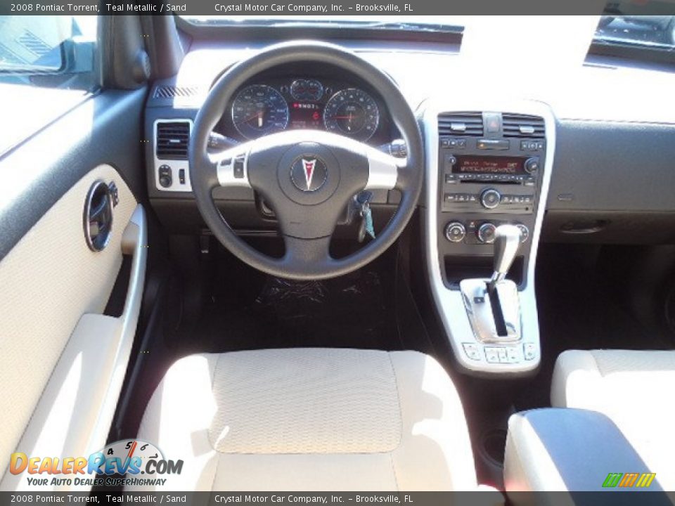 2008 Pontiac Torrent Teal Metallic / Sand Photo #6