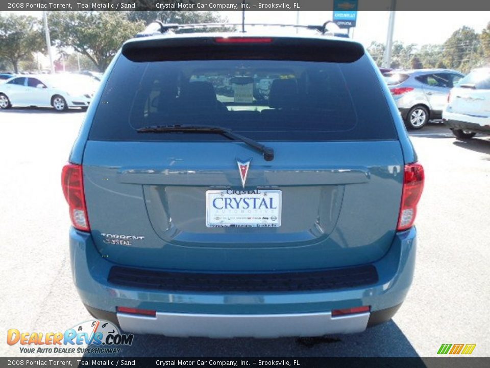 2008 Pontiac Torrent Teal Metallic / Sand Photo #8
