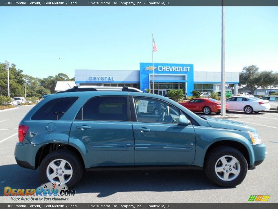 2008 Pontiac Torrent Teal Metallic / Sand Photo #10