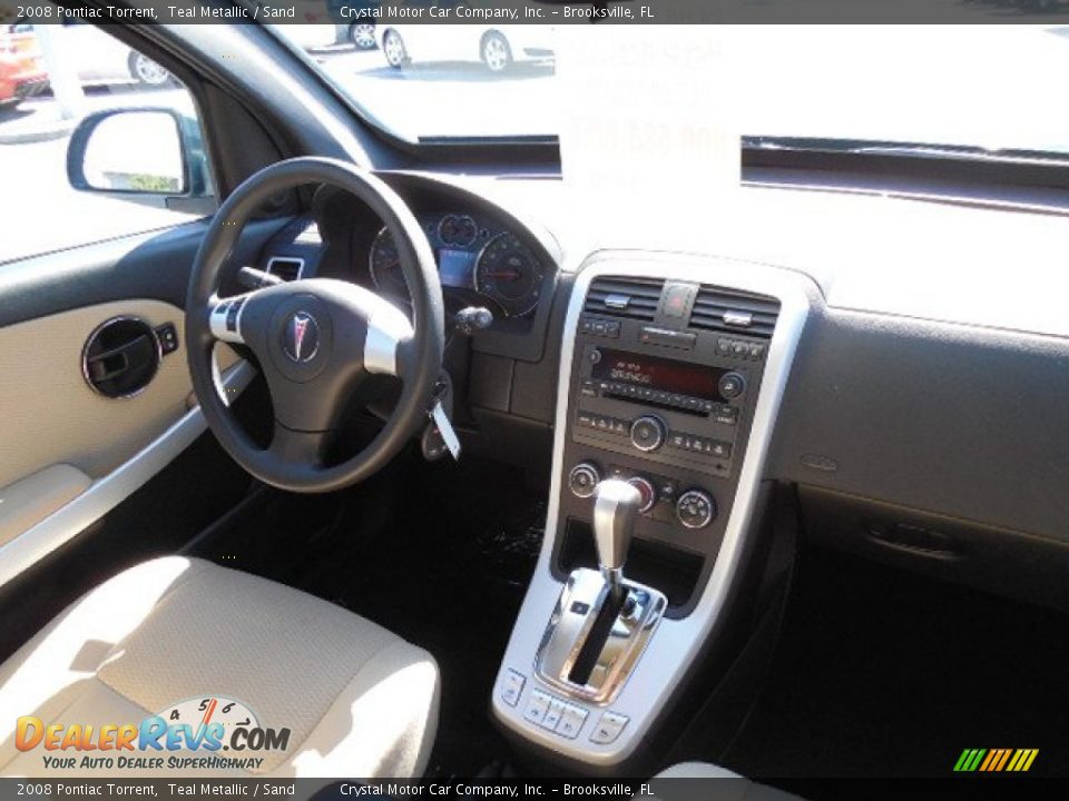 2008 Pontiac Torrent Teal Metallic / Sand Photo #12