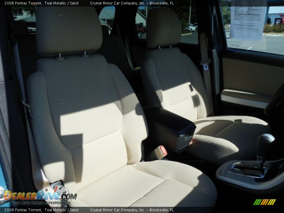 2008 Pontiac Torrent Teal Metallic / Sand Photo #13
