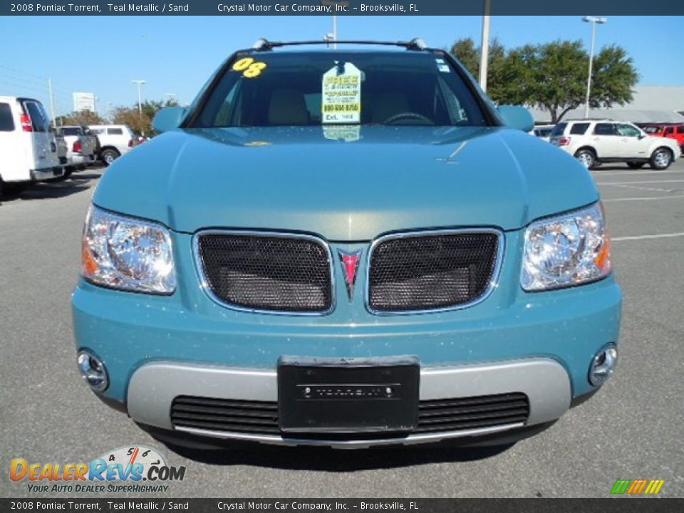 2008 Pontiac Torrent Teal Metallic / Sand Photo #14
