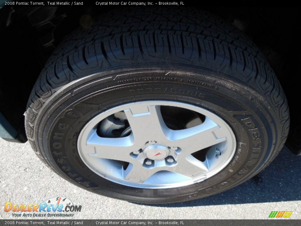 2008 Pontiac Torrent Teal Metallic / Sand Photo #15