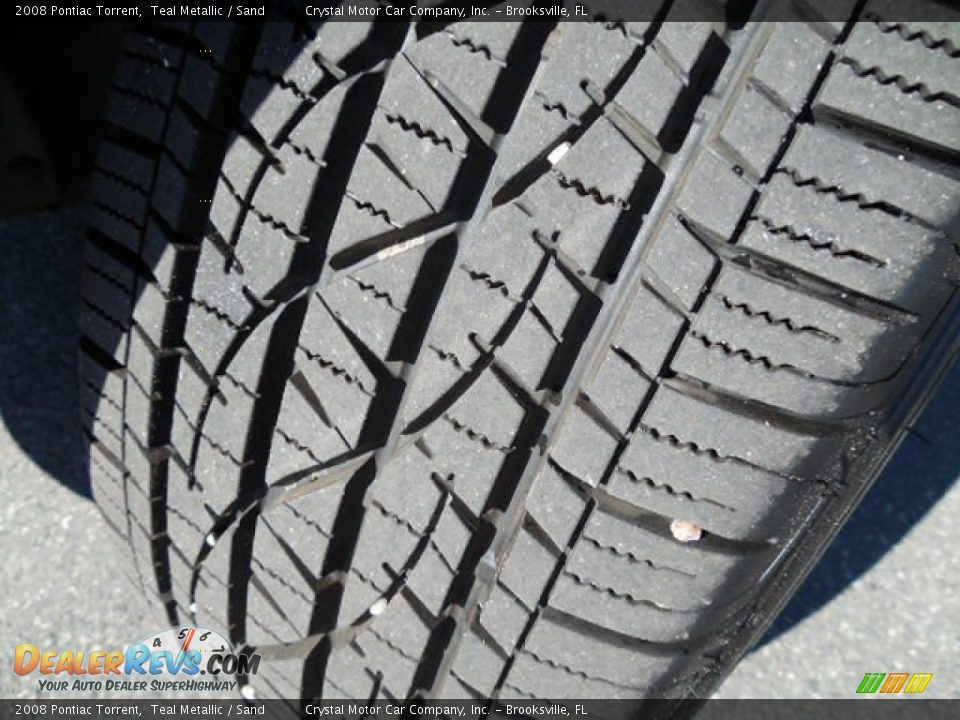 2008 Pontiac Torrent Teal Metallic / Sand Photo #16