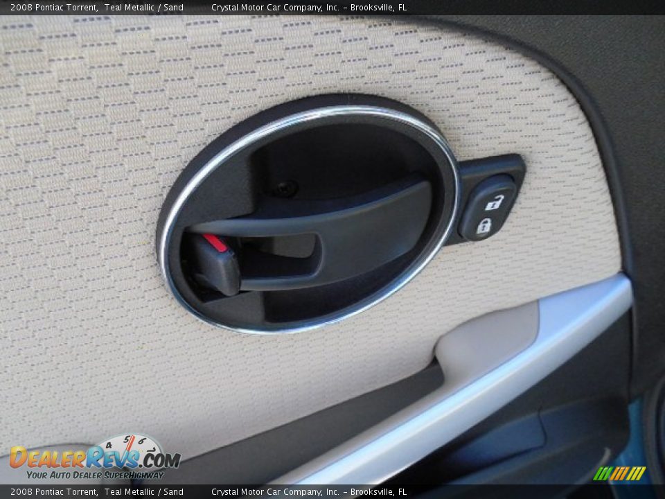 2008 Pontiac Torrent Teal Metallic / Sand Photo #18