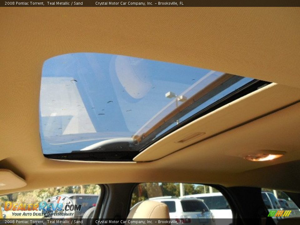 2008 Pontiac Torrent Teal Metallic / Sand Photo #22