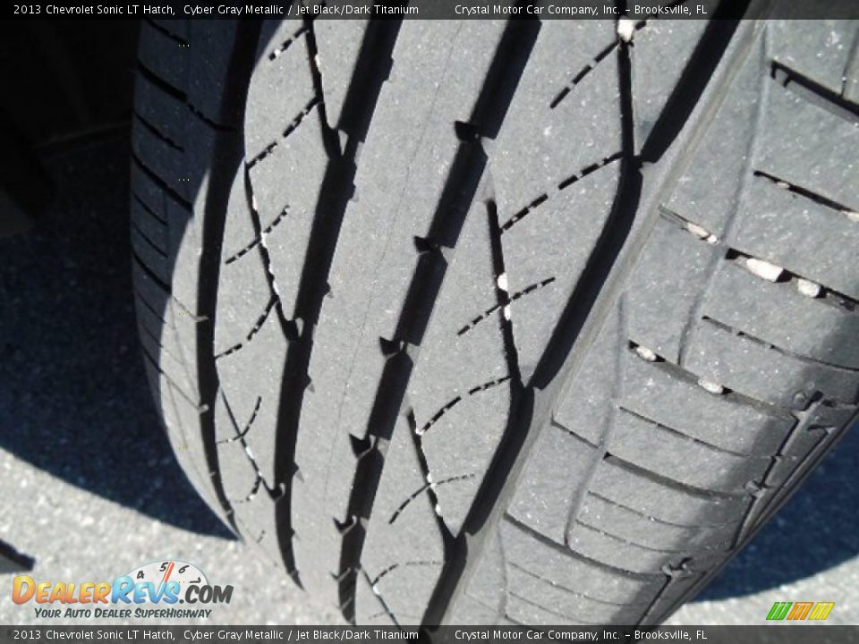 2013 Chevrolet Sonic LT Hatch Cyber Gray Metallic / Jet Black/Dark Titanium Photo #16