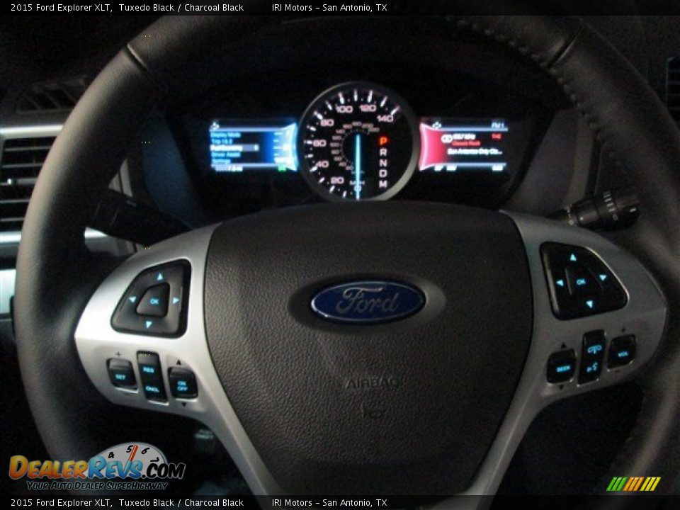 2015 Ford Explorer XLT Tuxedo Black / Charcoal Black Photo #22