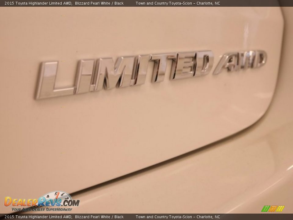 2015 Toyota Highlander Limited AWD Blizzard Pearl White / Black Photo #22