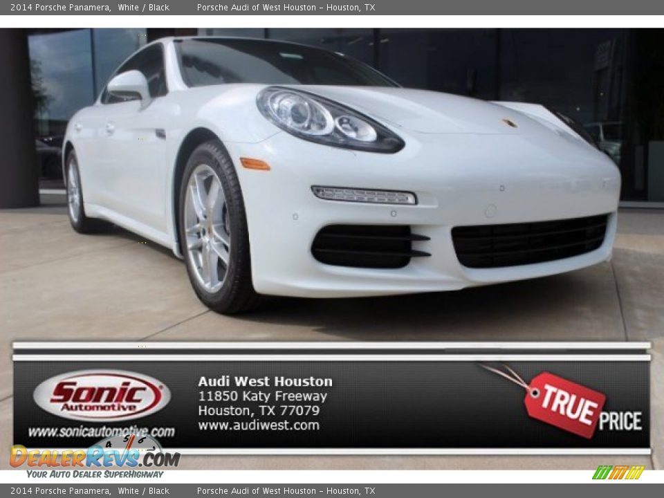 2014 Porsche Panamera White / Black Photo #1