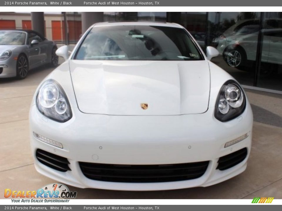 2014 Porsche Panamera White / Black Photo #2
