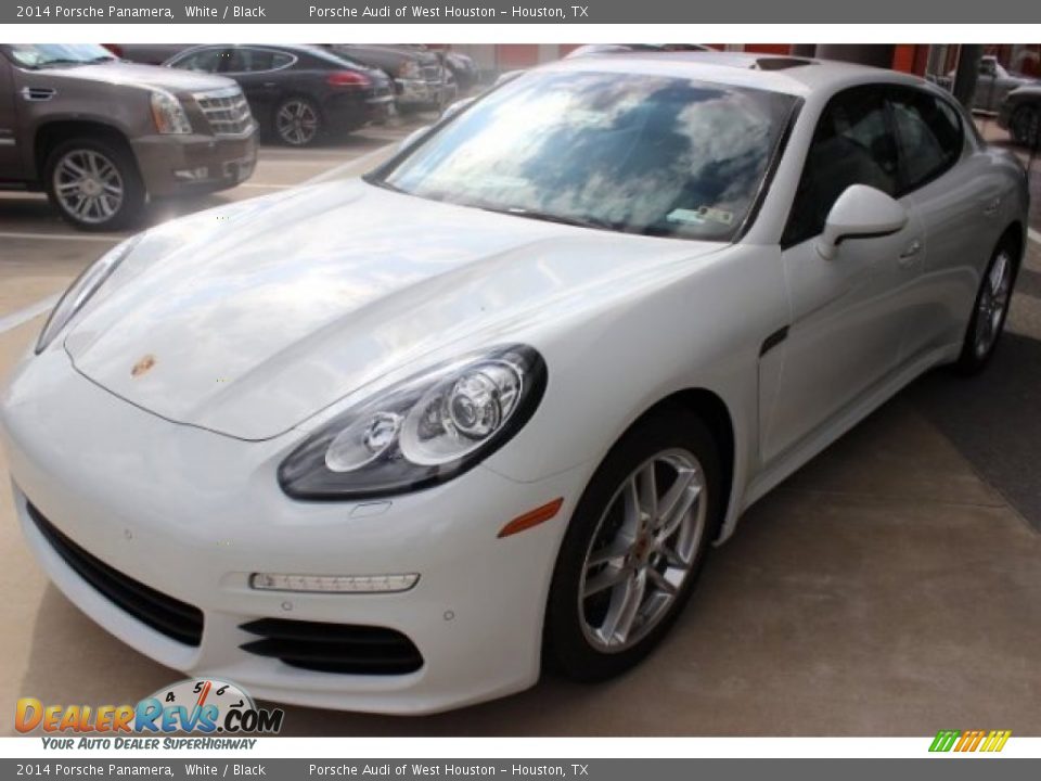2014 Porsche Panamera White / Black Photo #3