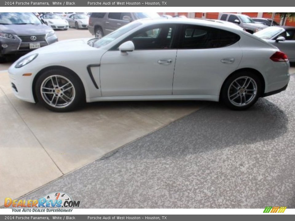 2014 Porsche Panamera White / Black Photo #4