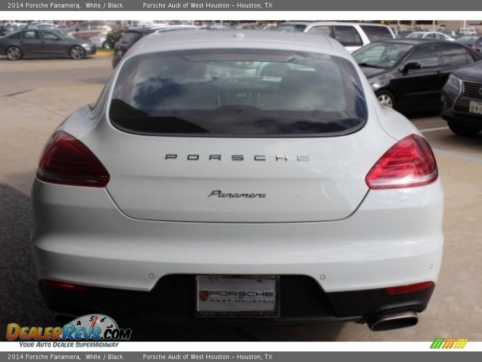 2014 Porsche Panamera White / Black Photo #6