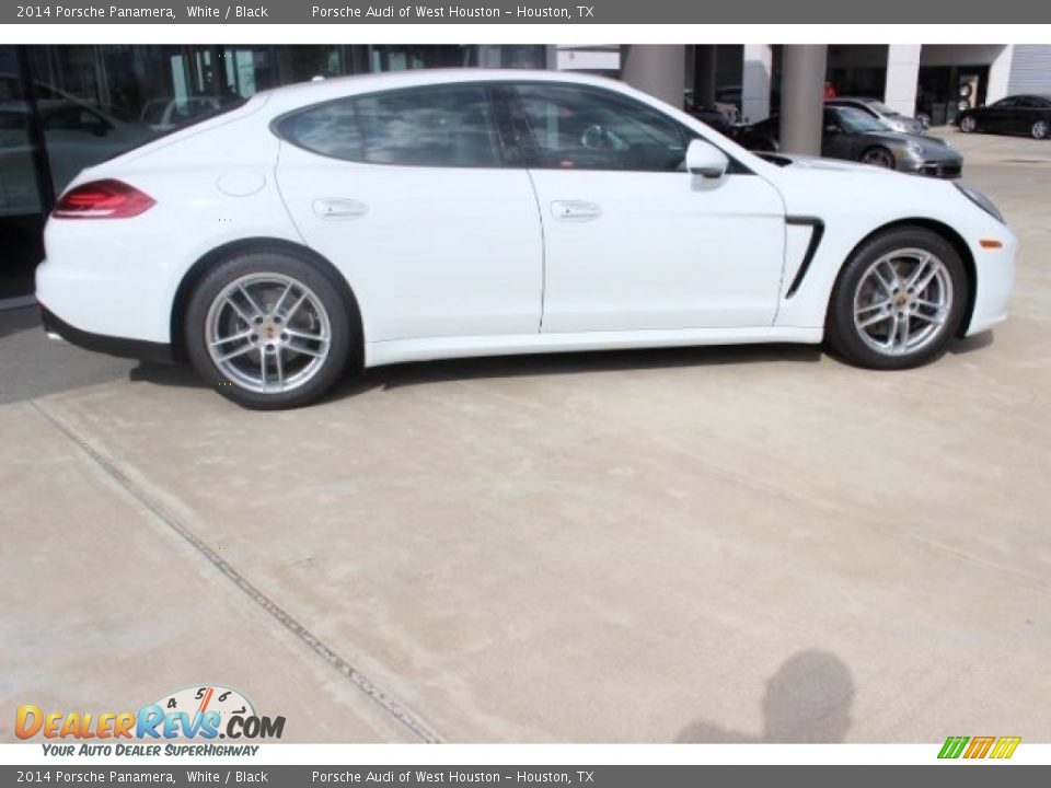 2014 Porsche Panamera White / Black Photo #8
