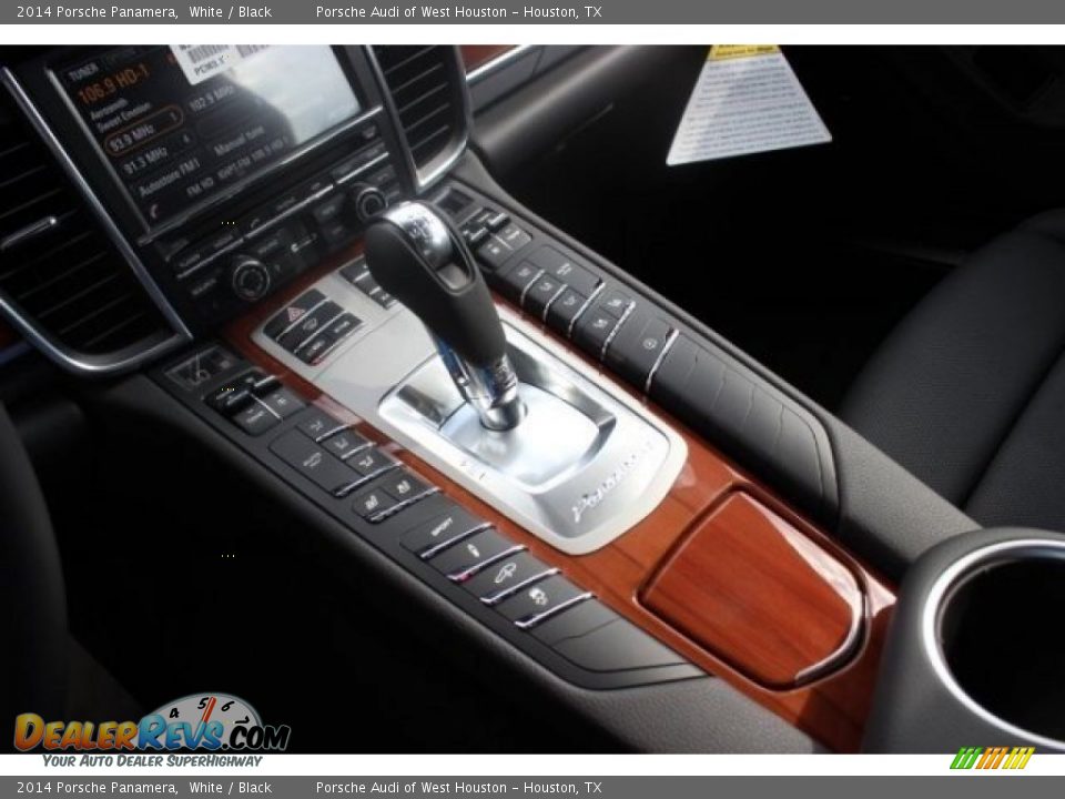 2014 Porsche Panamera White / Black Photo #17