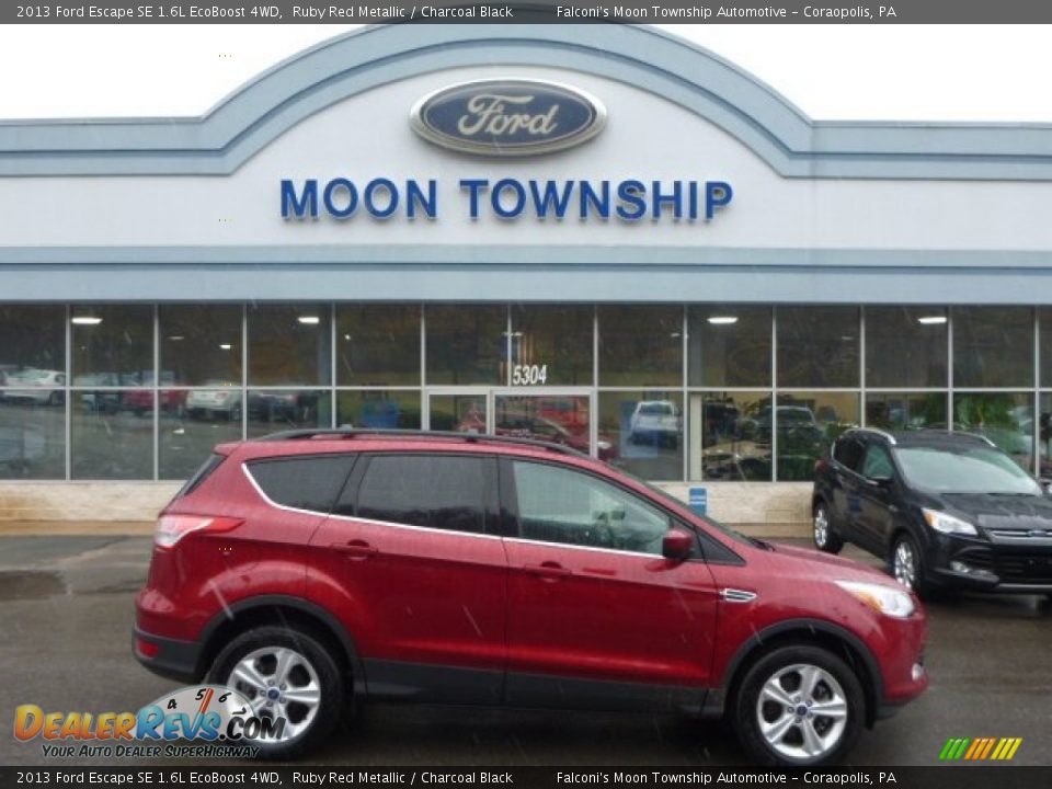 2013 Ford Escape SE 1.6L EcoBoost 4WD Ruby Red Metallic / Charcoal Black Photo #1